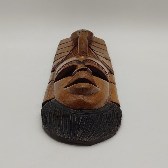 Wooden Indonesian Bearded Wall Mask - Picture 7 of 11